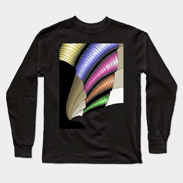 Abstraction Long Sleeve T-Shirt by Nomelet